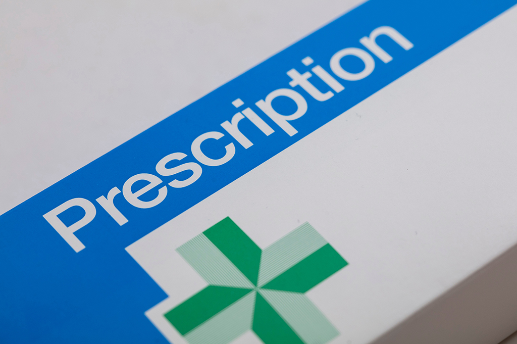 NHS prescription packaging