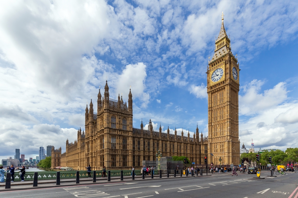 exterior of houses of parliament and big ben
