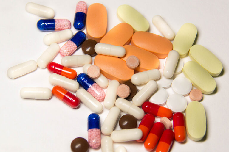Pile of pills and tablets, suggestive of polypharmacy