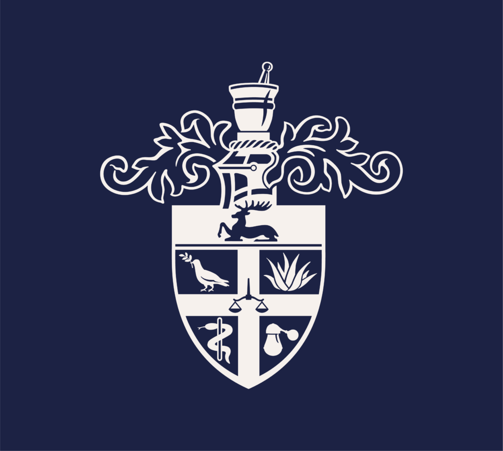 Navy blue white logo (RCPharm)