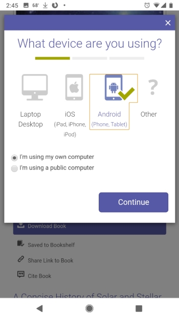 The second part of a guide showing how to use Ebook Central within the ProQuest application.