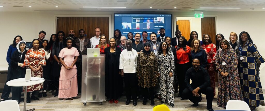 Group image of attendees at the tenth annual Black History Month celebration hosted by the Royal College of Pharmacy (RCPharm).