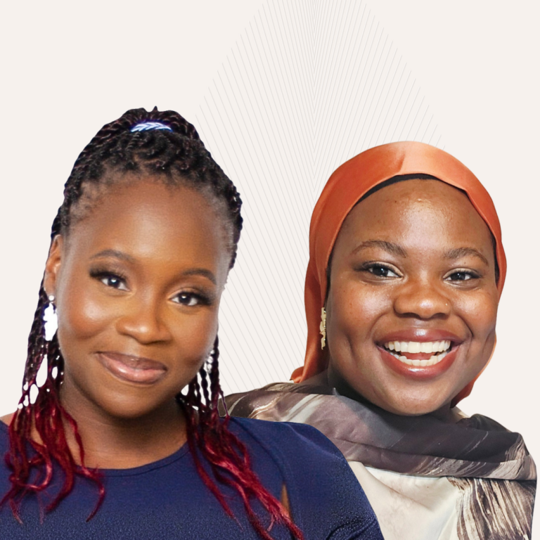 An image of Thelma Okunuga, Director, and Nhima Sanha, Co-founder, Black Sciensus CIC