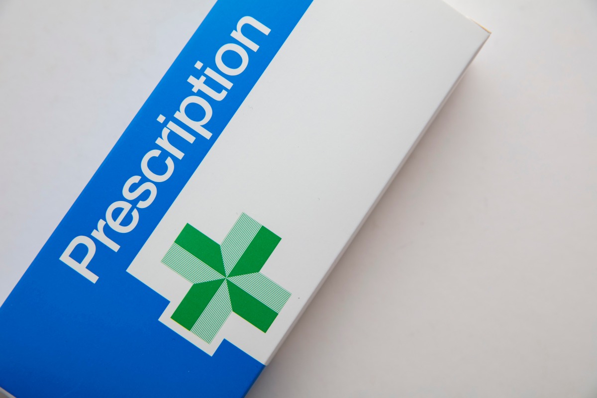 NHS medical prescription packaging